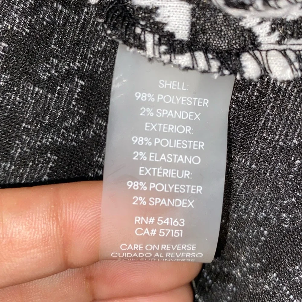 NWT Calvin Klein Houndstooth Ponte Knit Dress